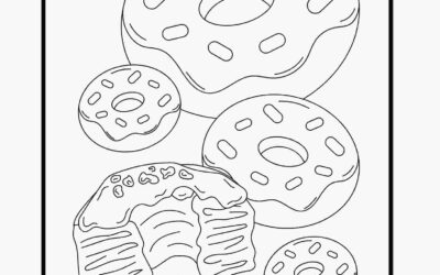Sweet Treats Food Coloring Page