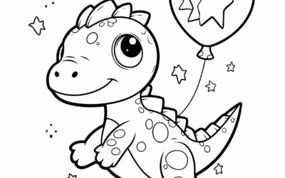 Dinosaur Coloring Page Printable