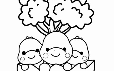 Little Dinos Coloring Page