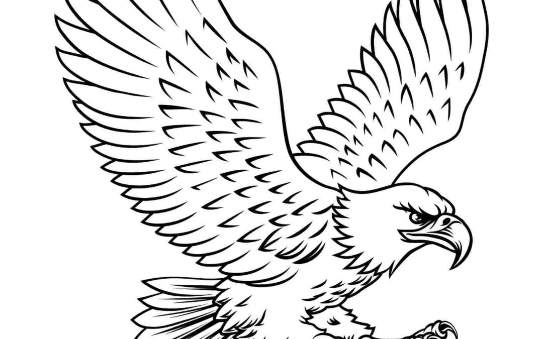 Bald Eagle Coloring Page