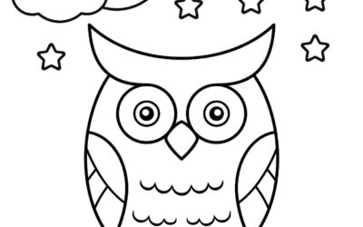 Cute Owl Coloring Page