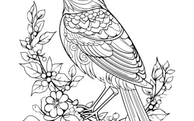 Mockingbird Coloring Page