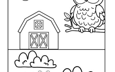 Owl Coloring Page