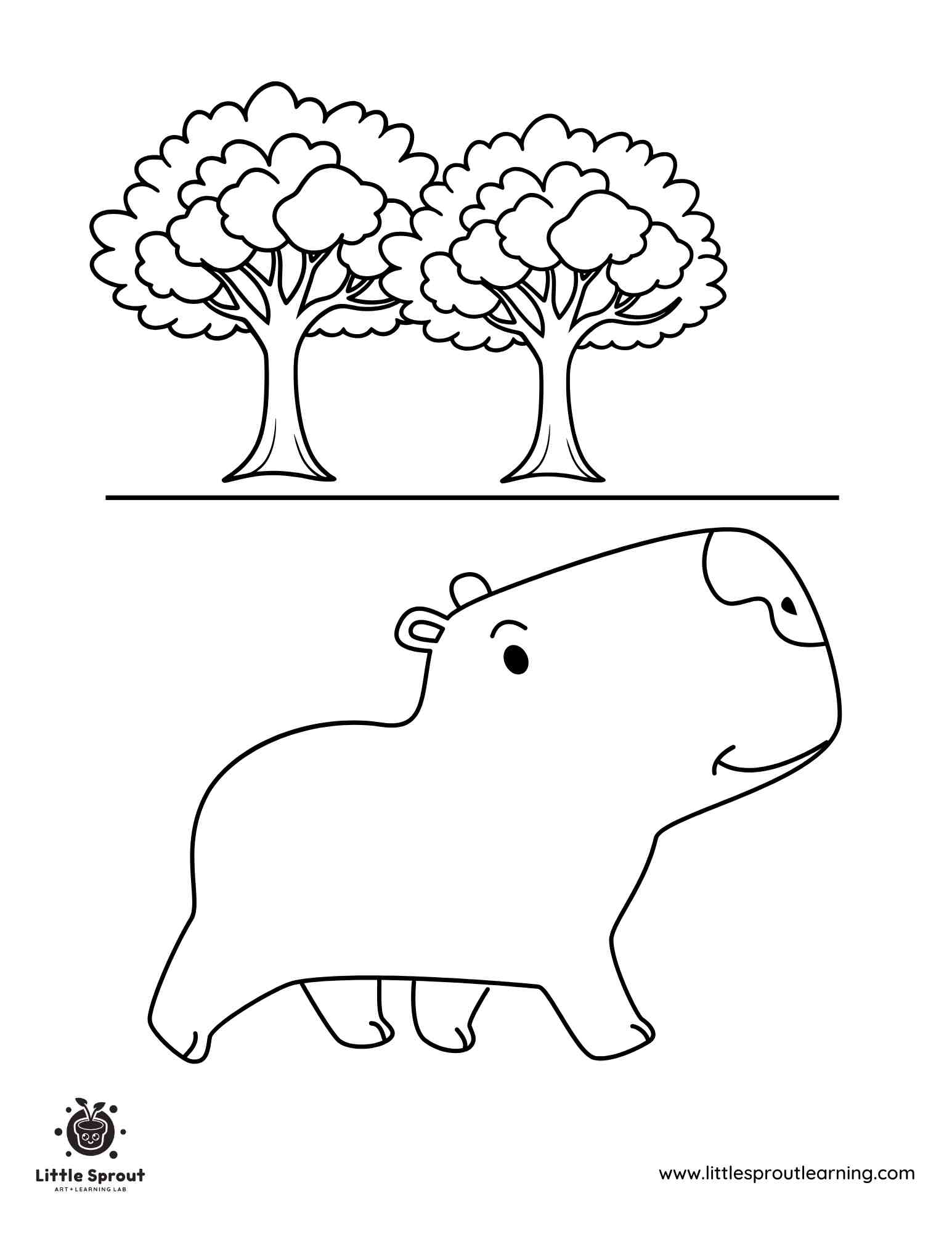 Capybara Coloring Pages Mindful Colouring Sheets Mindfulness Activities 