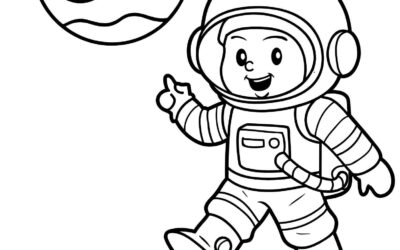 Astronaut Coloring Page Printable