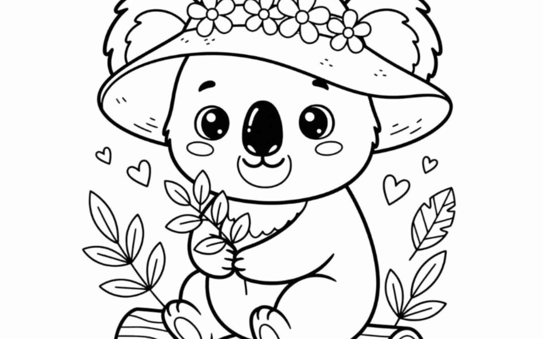 Fun Koala Coloring Page