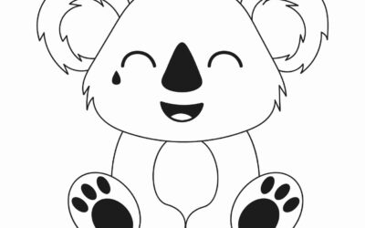 Koala Coloring Page for Toddlers