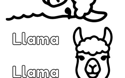 Llama Llama Coloring Page