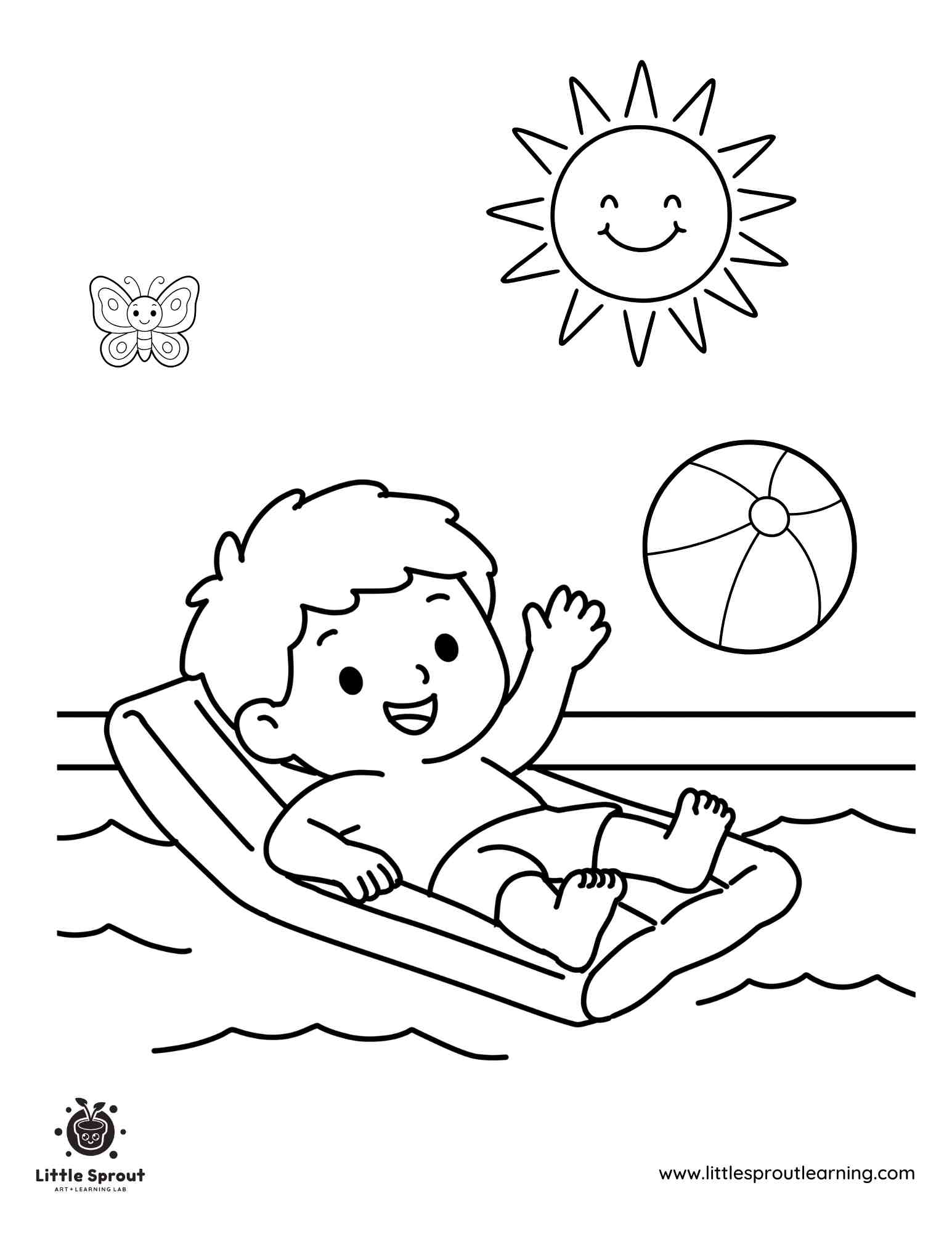 Schools Out for Summer Coloring Page